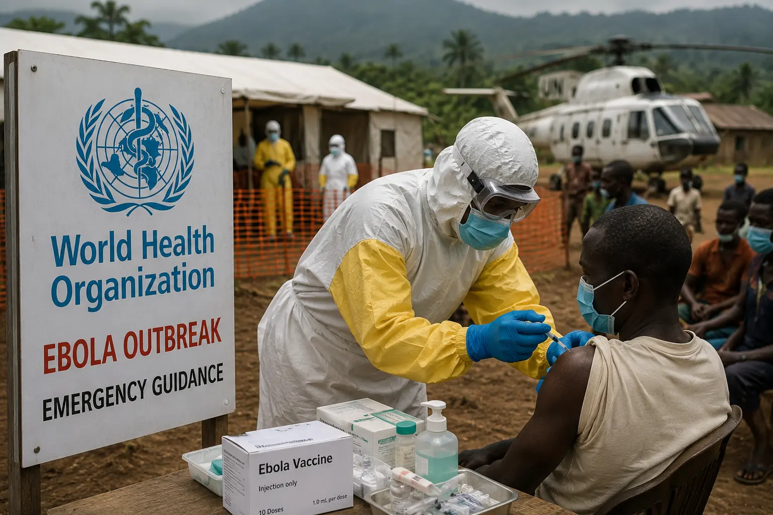 WHO Issues Emergency Guidance on Ebola Vaccine Use Amid Bundibugyo Virus Outbreak