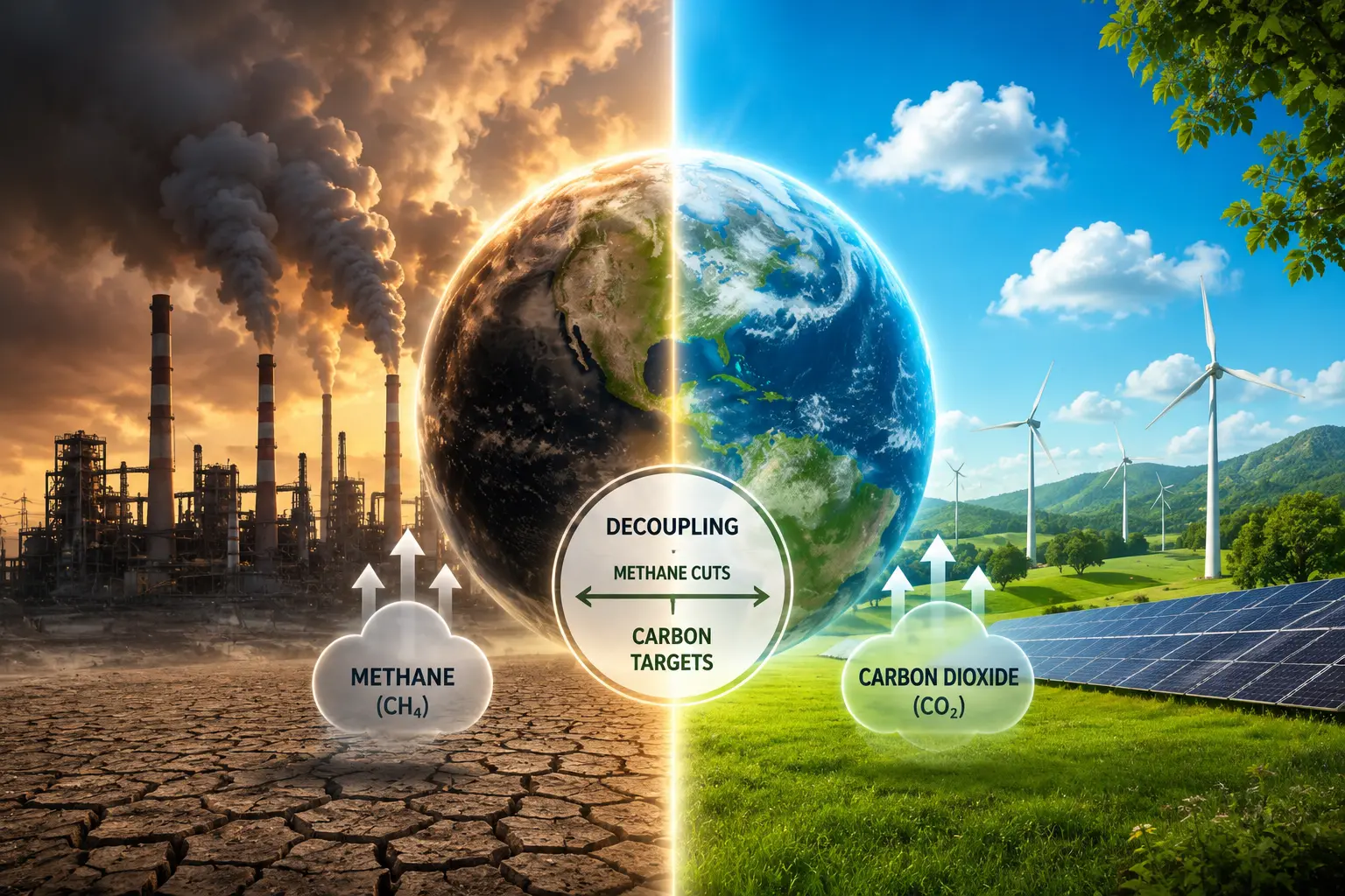 Why Decoupling Methane Cuts from Carbon Targets Is Essential to Prevent Global Warming Over 1.85°C