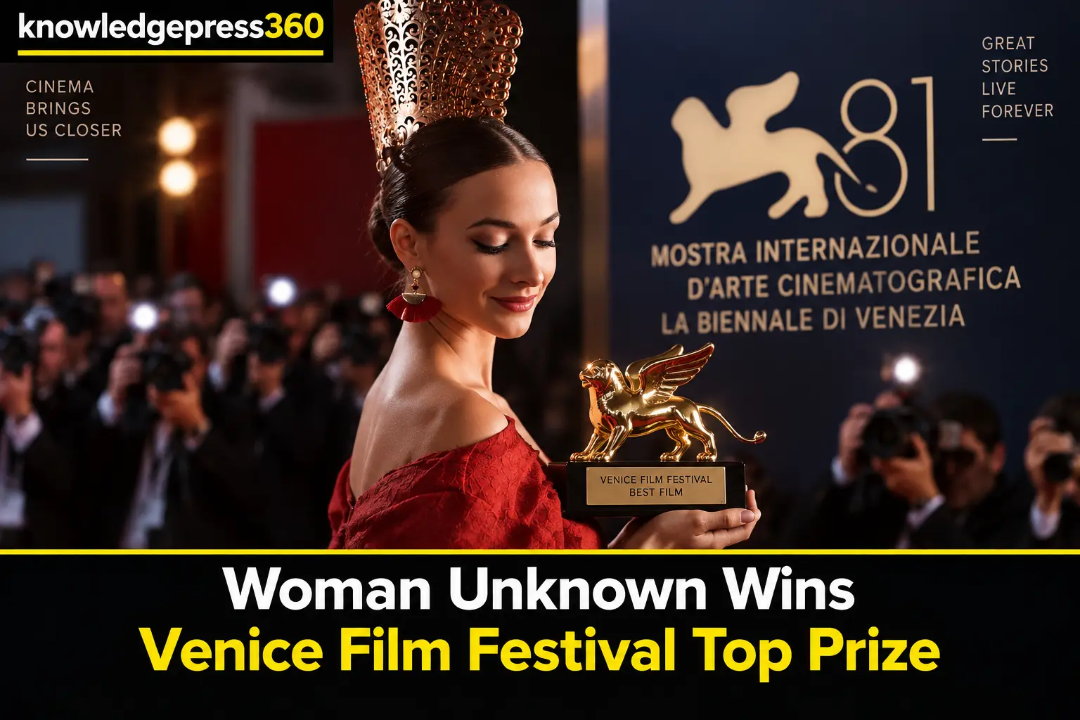 Woman Unknown Wins Venice Film Festival Top Prize