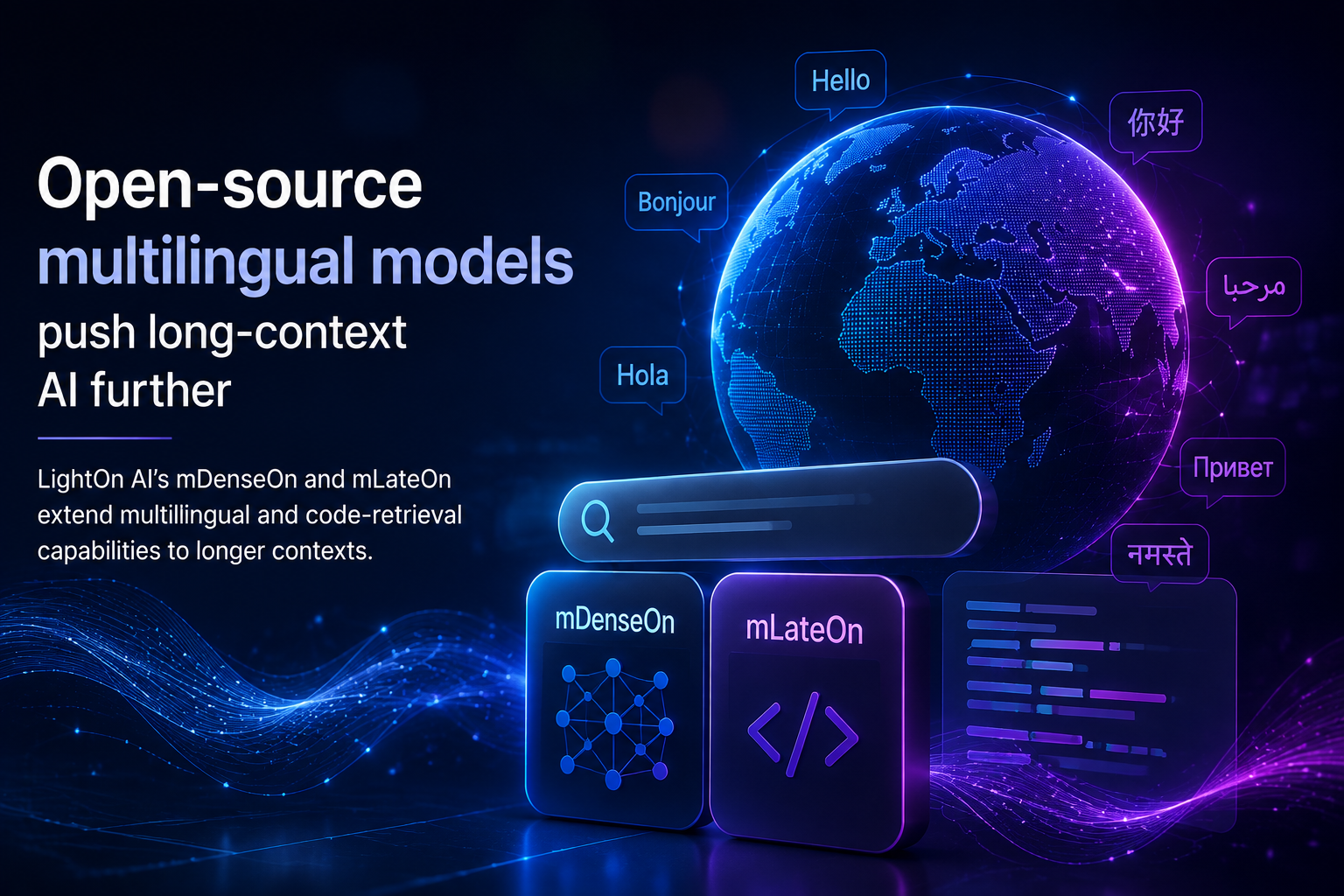 Open‑source multilingual models push long‑context AI further