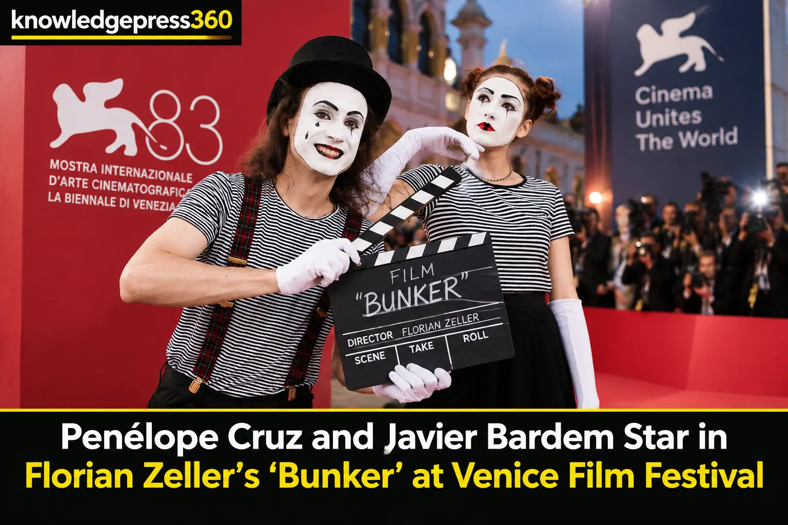 Penélope Cruz and Javier Bardem Star in Florian Zeller’s 'Bunker' at Venice Film Festival