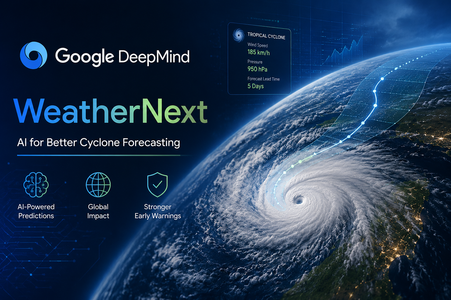 Google DeepMind Unveils WeatherNext to Transform Tropical Cyclone Forecasting